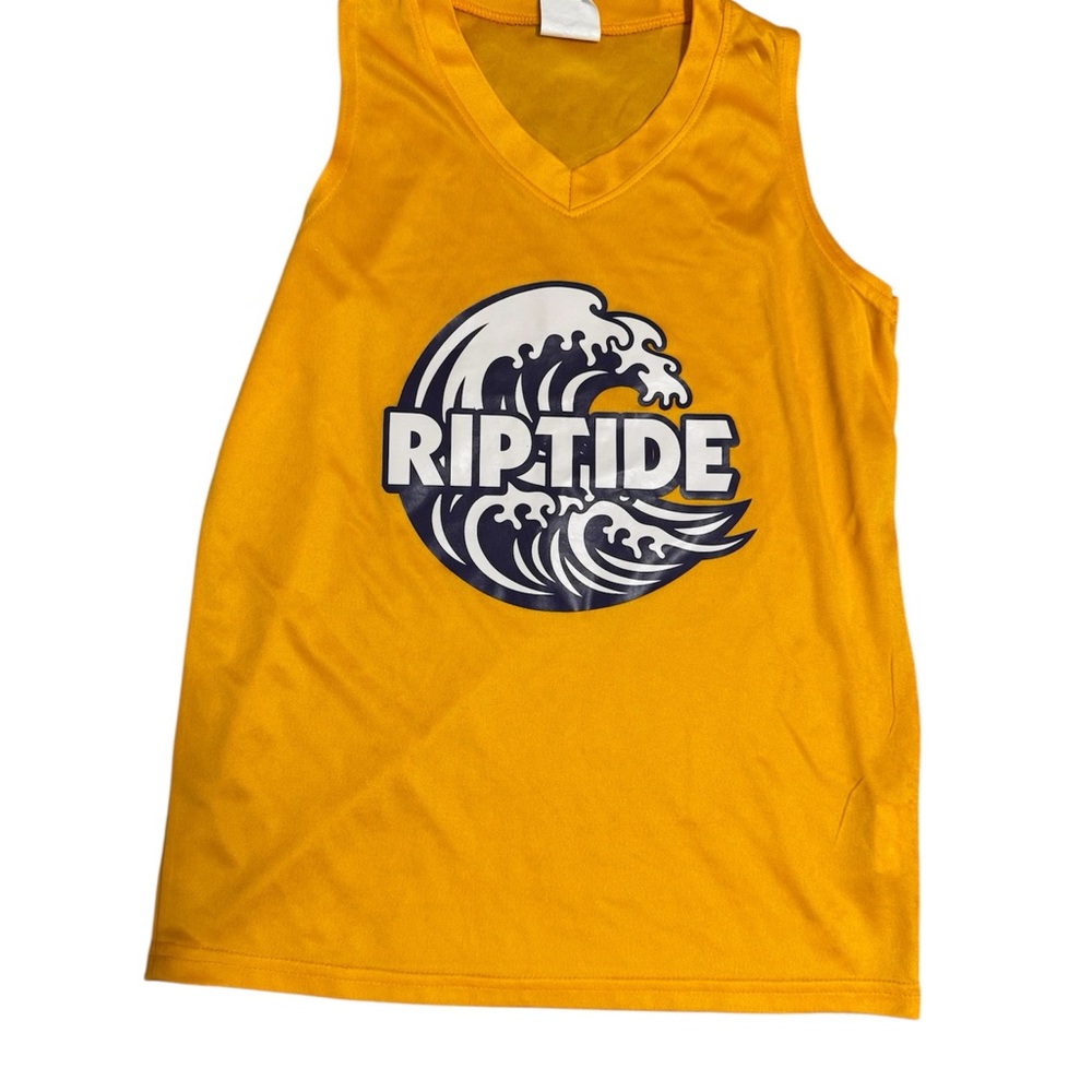 Augusta Sportswear Yellow Riptide Tank Top Girls Medium